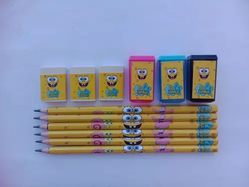 Kit Escolar Bob Esponja Personalizado