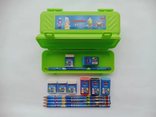 Kit Escolar com Estojo Brawl Stars