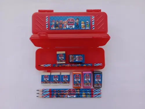 Kit Escolar com Estojo Patrulha Canina