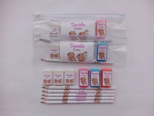 Kit Escolar com Estojo Zipzap Capivara Personalizado