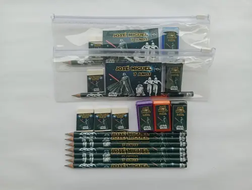 Kit Escolar Personalizado com Estojo