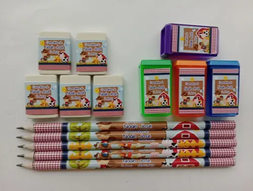 Kit Escolar Personalizado Fazendinha