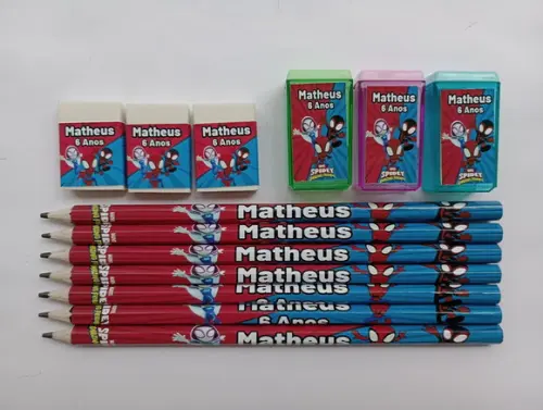 Kit Escolar Personalizado Spidey