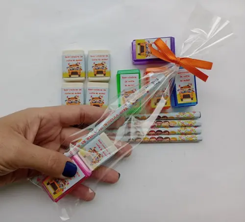 Kit Escolar Personalizado Volta as Aulas