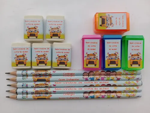 Kit Escolar Personalizado Volta as Aulas