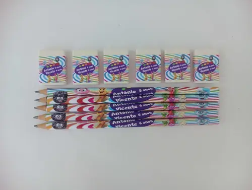 Kit Lápis com Borracha Fini