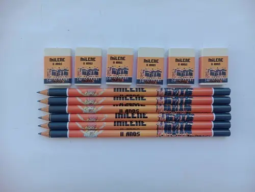 Kit Lápis com Borracha Haikyuu Personalizada