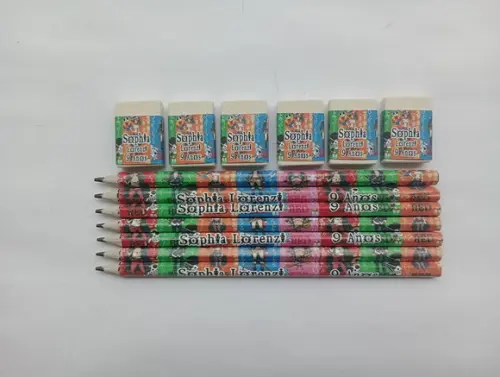 Kit Lápis com Borracha Personalizada One Piece