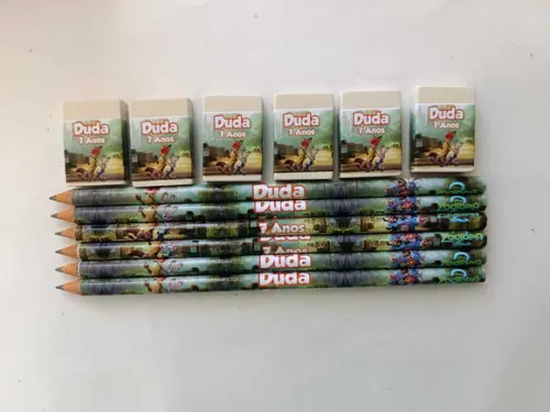 Kit Lápis com Borracha Zootopia