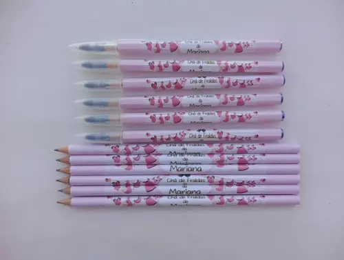 Kit Lápis com Caneta Chá de Fraldas