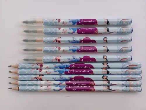 Kit Lápis com Caneta Personalizada Aladdin