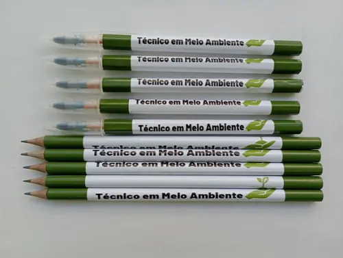 Kit Lápis com Caneta Personalizada