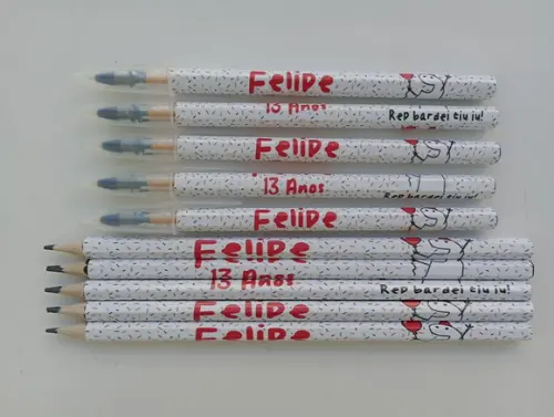 Kit Lápis com Caneta Personalizada
