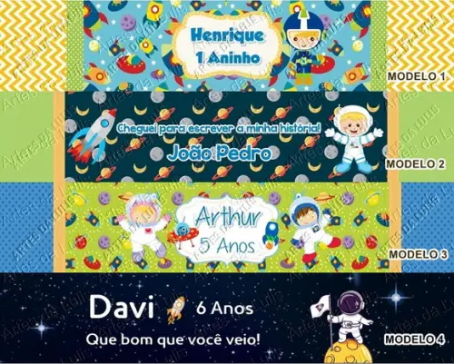 Kit Lápis com Caneta Personalizada Astronauta