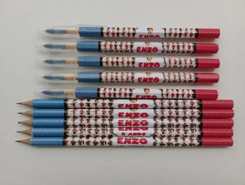Kit Lápis com Caneta Personalizada Roblox