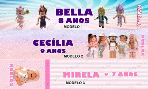 Kit Lápis com Caneta Personalizada Roblox