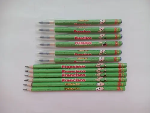 Kit Lápis com Caneta Turma da Mônica