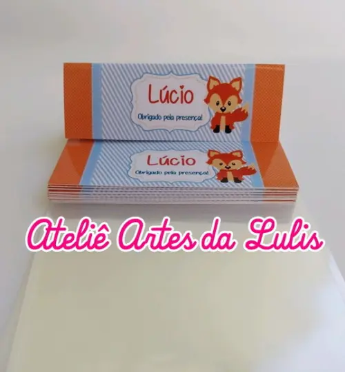 Lapela 10 x 3,5cm + Saquinho Celofane