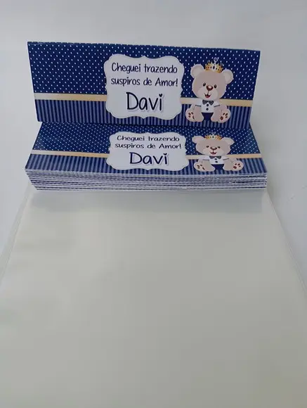 Lapela 10 x 3,5cm + Saquinho Celofane
