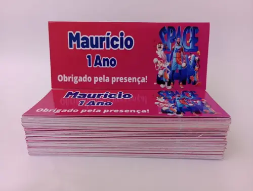 Lapela 12 x 5cm + Saquinho Celofane