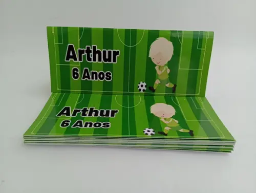 Lapela 12 x 5cm + Saquinho Celofane Futebol