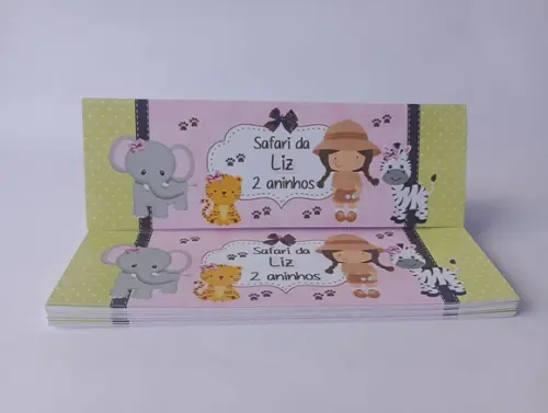 Lapela 15 x 5cm + Saquinho Celofane