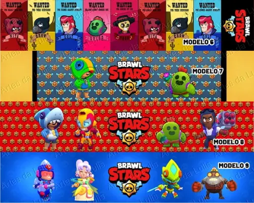 Lápis Brawl Stars Pronta Entrega