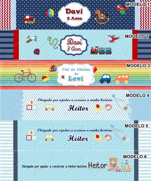 Lápis Brinquedos de Menino