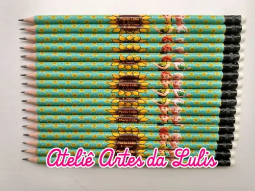 Lápis com Borracha Frozen