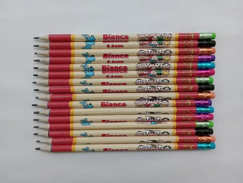 Lápis com Borracha Turma da Monica