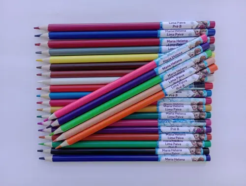 Lápis de Cor Personalizado 24 Cores