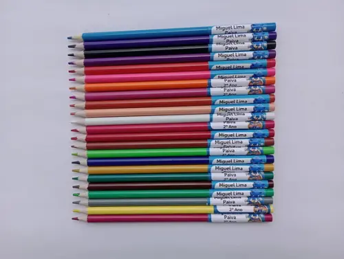 Lápis de Cor Personalizado 36 Cores