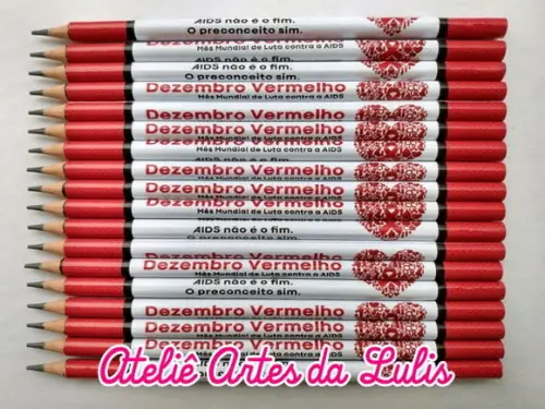 Lápis Dezembro Vermelho