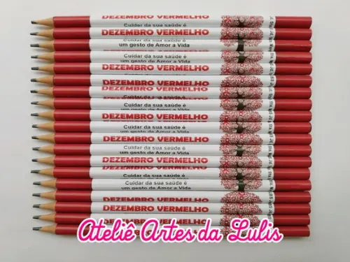 Lápis Dezembro Vermelho Atacado