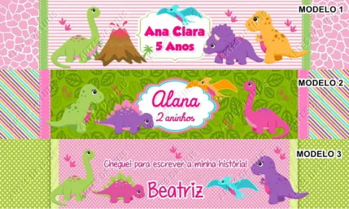 Lápis Dinossauro Baby Menina