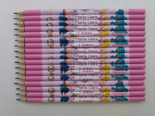 Lápis Galinha Pintadinha Rosa