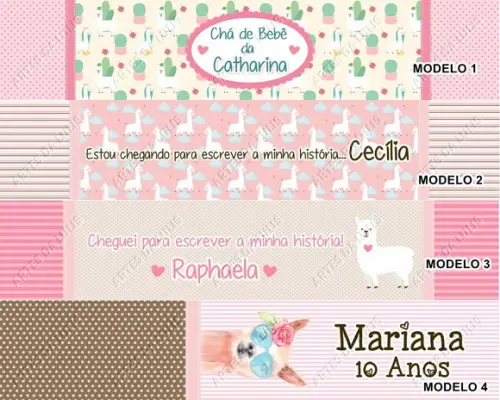 Lápis Lhama Menina
