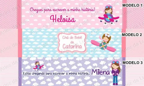 Lápis Menina Aviadora