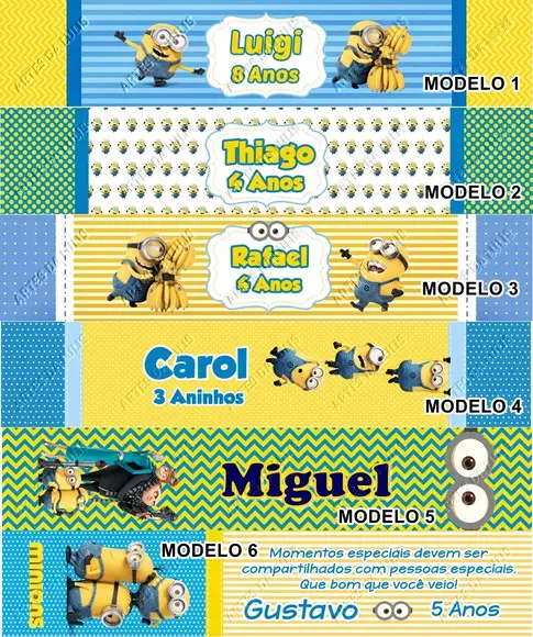 Lápis Minions Menino