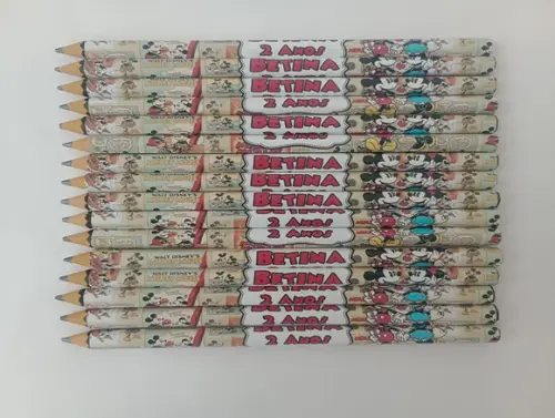 Lápis Minnie e Mickey Vintage