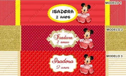 Lápis Minnie Princesa Vermelha