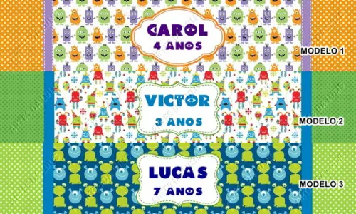 Lápis Monstrinhos