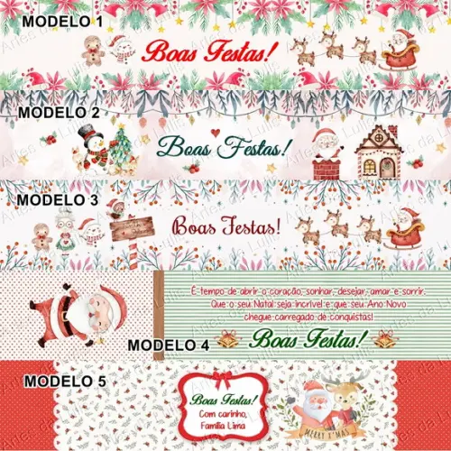 Lápis Natal Aquarela