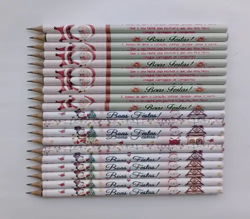 Lápis Natal Aquarela