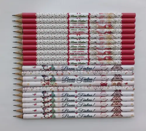Lápis Natal Aquarela