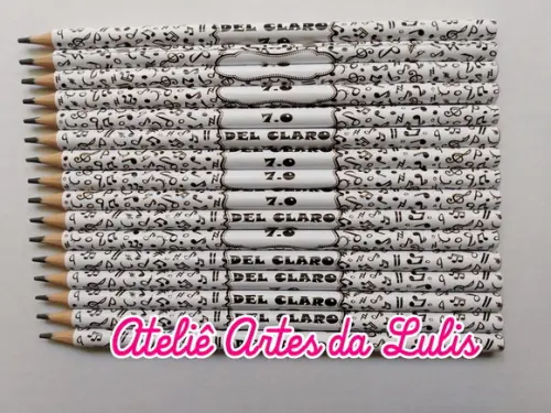 Lápis Notas Musicais