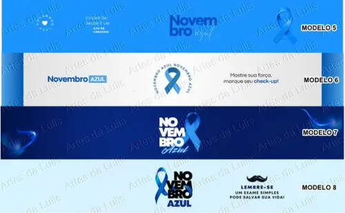 Lápis Novembro Azul Atacado