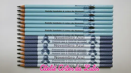 Lápis Novembro Azul Atacado