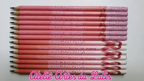 Lápis Outubro Rosa