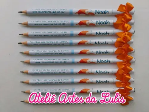 Lápis Personalizado com Lacinho